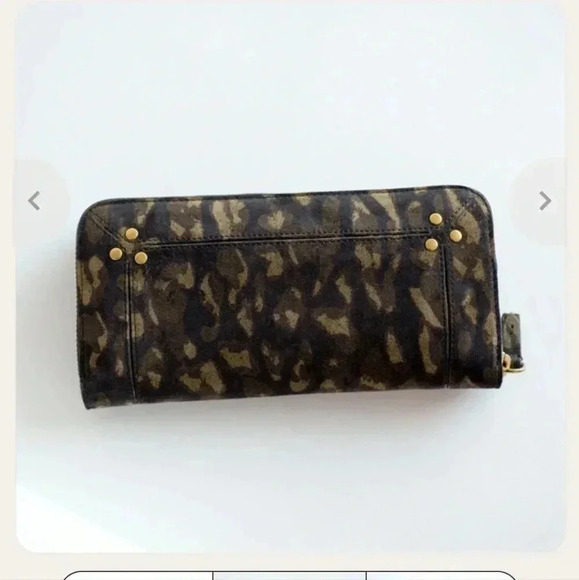 Jerome Dreyfuss Handbags - Jerome Dreyfuss Malcom Leopard Kaki Wallet
